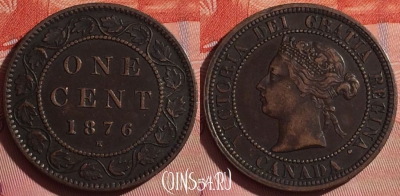 Канада 1 цент 1876 года, KM# 7, 057i-073