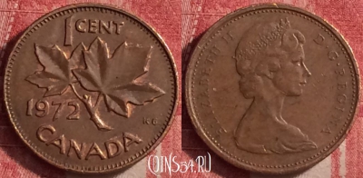 Канада 1 цент 1972 года, KM# 59, 117j-130