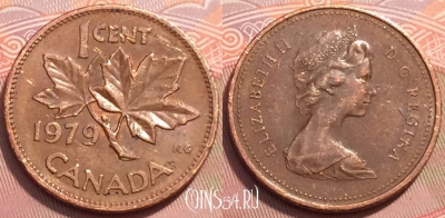 Канада 1 цент 1979 года, KM# 59, 249-105