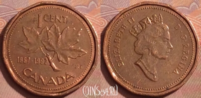 Канада 1 цент 1992 года, KM# 204, 358k-075