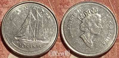 Канада 10 центов 1994 года, KM# 183, 461q-271