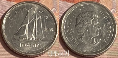 Канада 10 центов 2006 года, KM# 492, 379p-122