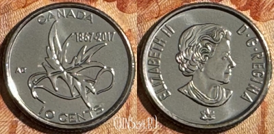 Канада 10 центов 2017 года, UNC, 503s-129