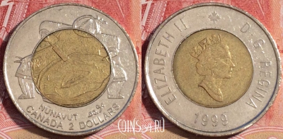 Канада 2 доллара 1999 года, KM# 357, 062c-074