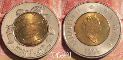 Канада 2 доллара 1999 года, KM# 357, 258-059 ♛