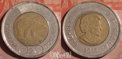 Канада 2 доллара 2013 года, KM# 1257, 052i-146