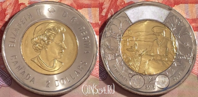 Канада 2 доллара 2015 года, KM# 1854, UNC, 268-017