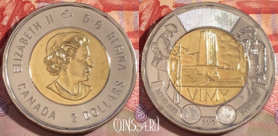 Канада 2 доллара 2017 года, UNC, 268-021
