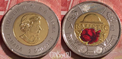 Канада 2 доллара 2018 года, UNC, 246j-047