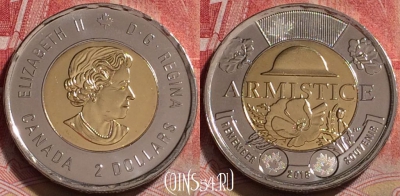 Канада 2 доллара 2018 года, UNC, 247j-027