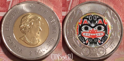 Канада 2 доллара 2020 года, UNC, 246j-017