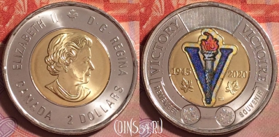 Канада 2 доллара 2020 года, UNC, 304j-057