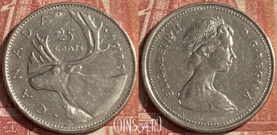 Канада 25 центов 1979 года, KM# 74, 069p-061