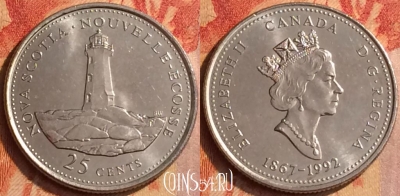 Канада 25 центов 1992 года, KM# 231, 197o-063