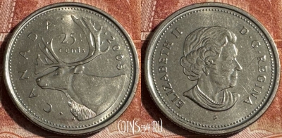 Канада 25 центов 2005 года, KM# 493, s451s-110