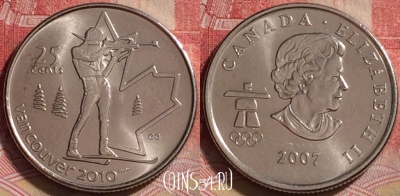 Канада 25 центов 2007 года, KM# 685, UNC, 247j-014