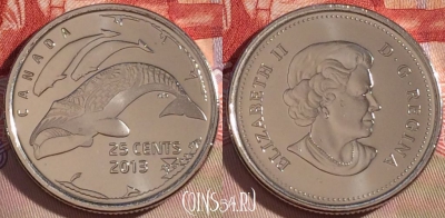 Канада 25 центов 2013 года, Жизнь на севере, UNC, 265-106