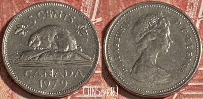 Канада 5 центов 1979 года, KM# 60.2, 335r-054