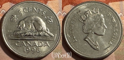 Канада 5 центов 1998 года, KM# 182, 399s-107