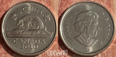Канада 5 центов 2010 года, KM# 491, 050p-033
