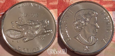 Канада 5 центов 2017 года, UNC, 265-130