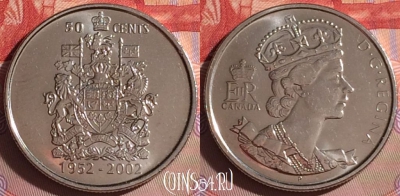 Канада 50 центов 2002 года, KM# 444, 059j-111