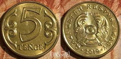 Казахстан 5 тенге 2019 года, UNC, 503s-144