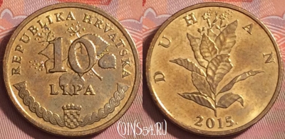 Хорватия 10 лип 2015 года, KM# 6, 190k-142