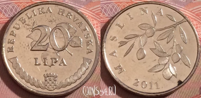 Хорватия 20 лип 2011 года, KM# 7, 107b-119