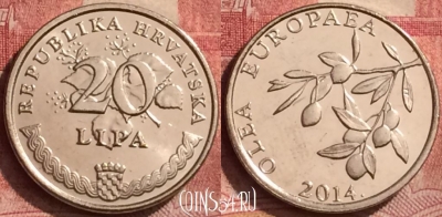 Хорватия 20 лип 2014 года, редкая, KM# 17, 275l-090