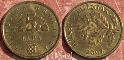 Хорватия 5 лип 2007 года, KM# 5, 427r-100