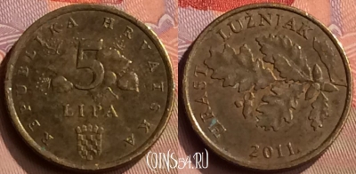 Хорватия 5 лип 2011 года, KM# 5, 417-108