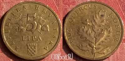 Хорватия 5 лип 2014 года, редкая, KM# 15, 399-030