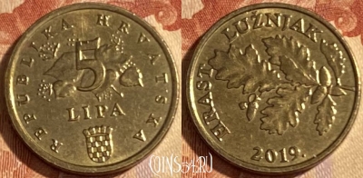 Хорватия 5 лип 2019 года, KM# 5, 403r-024 ♛