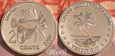 Кокосовые острова (Килинг) 20 центов 2004 года, 246-135
