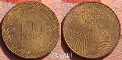 Колумбия 100 песо 2013 года, KM# 296, 088o-117