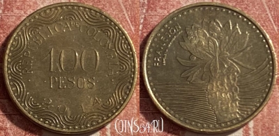 Колумбия 100 песо 2014 года, KM# 296, 485р-118