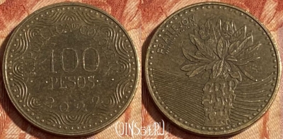 Колумбия 100 песо 2022 года, KM# 296, 462r-164