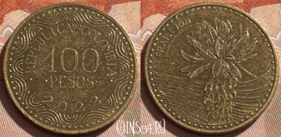 Колумбия 100 песо 2022 года, KM# 296, 496р-003