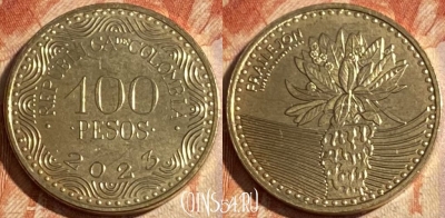 Колумбия 100 песо 2023 года, KM# 296, 301r-023
