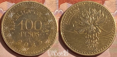 Колумбия 100 песо 2023 года, KM# 296, 480р-011 ♛