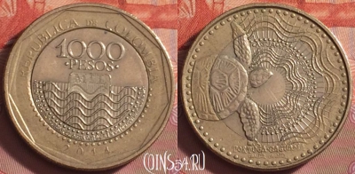 Колумбия 1000 песо 2014 года, KM# 299, 186k-133