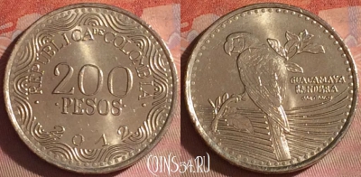 Колумбия 200 песо 2012 года, KM# 297, 054i-140