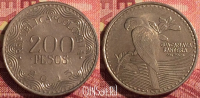 Колумбия 200 песо 2015 года, KM# 297, 282i-135