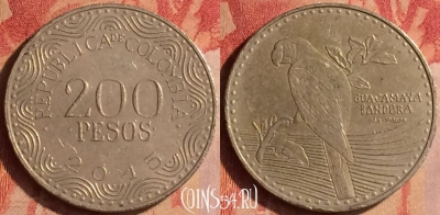 Колумбия 200 песо 2015 года, KM# 297, 437-075