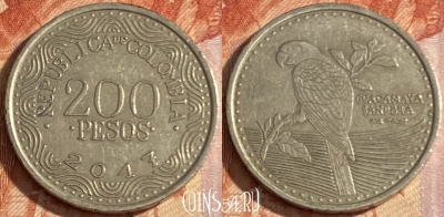 Колумбия 200 песо 2017 года, KM# 297, 436r-125