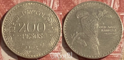 Колумбия 200 песо 2022 года, KM# 297, 472r-095