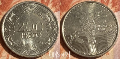 Колумбия 200 песо 2023 года, KM# 297, 303r-001