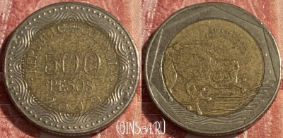 Колумбия 500 песо 2019 года, KM# 298, 426r-070
