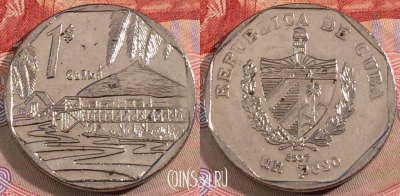 Куба 1 песо 2007 года, KM# 579, 143b-022